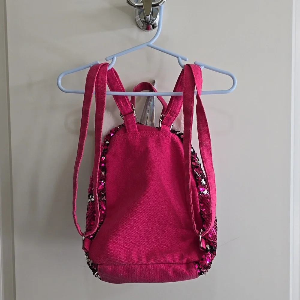 Cat‎ & Jack pink flip sequin unicorn 🦄 backpack